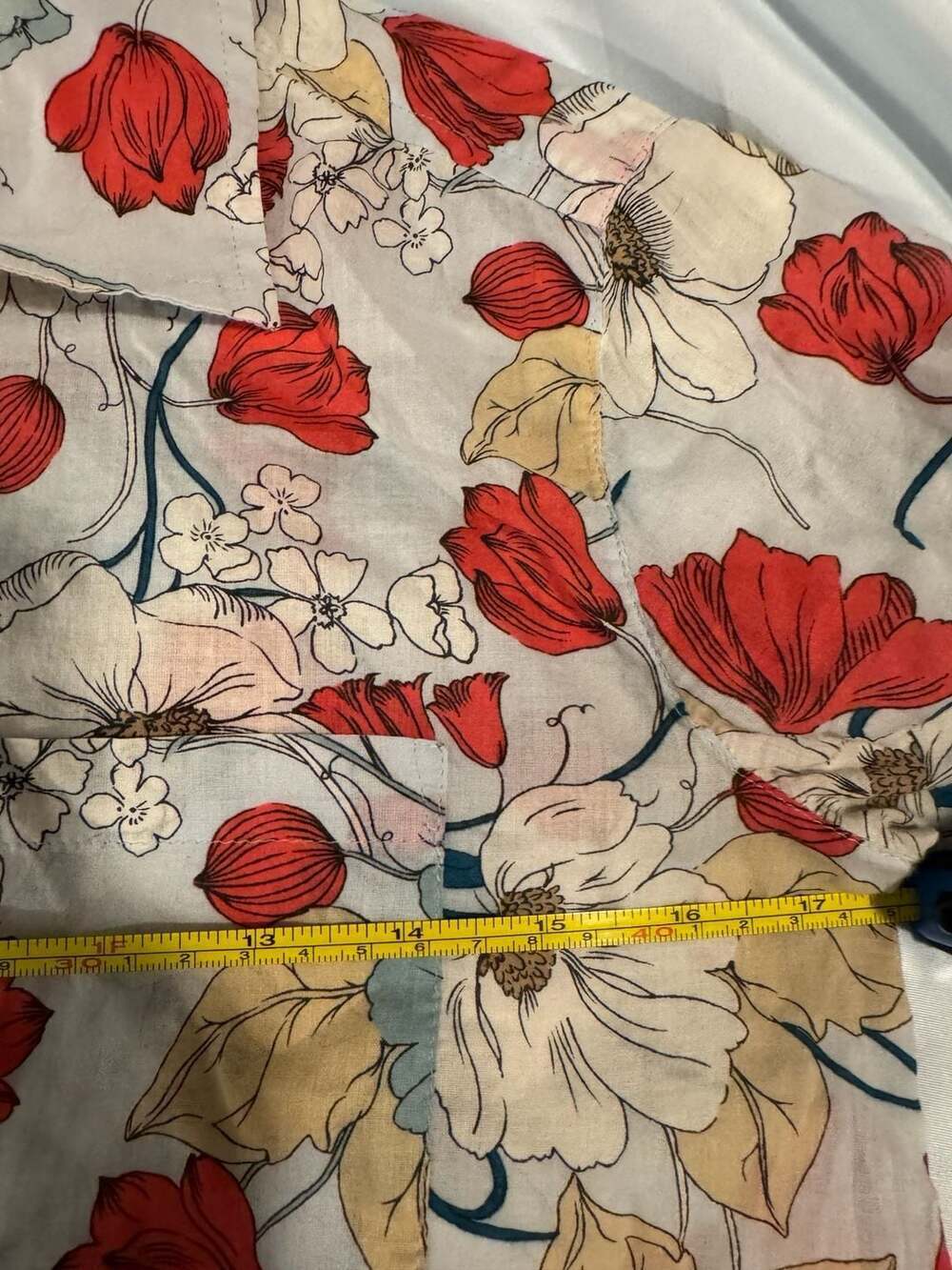 Ann Taylor Floral Button Down Long Sleeve Shirt XS - Picture 4 of 5